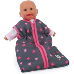 Śpiworek dla lalki w różowe gwiazdki - Bayer Chic 792 82