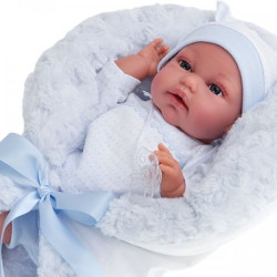 Pitus Mantita Azul Doll - 26 cm - Antonio Juan - Boy