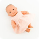 Lalka La Newborn - ziewający chłopczyk, ubranko z serduszkiem