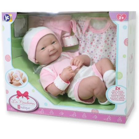 La Newborn 36cm Layette Gift Set "Smiling Face"