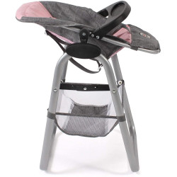 Bayer Chic 655 15 - Doll chair, feeding - Pink and grey