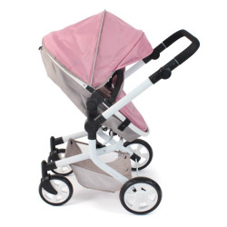 Bayer Chic 595 36 - MIKA combi doll stroller, pink