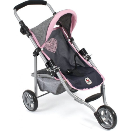 Doll stroller - Stroller - with a heart - Bayer Chic 612 26