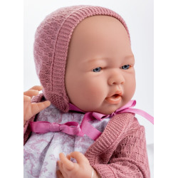 Spanish baby doll - pink puppet and rabbit - JC Toys 18067