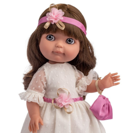 Elegant girl doll - Chloe - brunette - Berenguer 32001