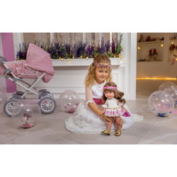 Lalka - mała Dama - JC Toys (Berenguer) 32001 - Chloe z dziewczynką