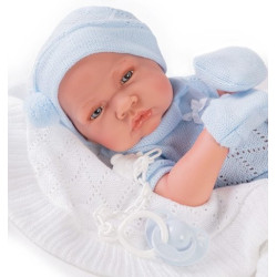 Antonio Juan 5063 - Recien Nacido Toquilla - Spanish Baby Doll - 42 cm