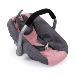 Bayer Chic 2000 708 70 Jeans Pink Dolls Car Seat for Baby Dolls