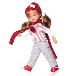 Piżamka dla lalki - różowa, rozmiar M