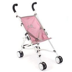 Bayer Chic 601 36 - Różowy wózek dla lalek typu Parasolka