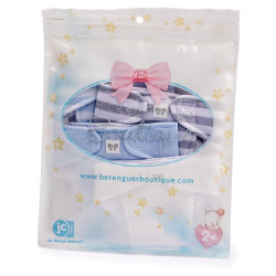3 fabric nappies for Baby Dolls - Peterkin Dolls World