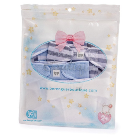 Baby Doll Eco Diapers 4 Pack Fits dolls 35 to 43 cm in Blue