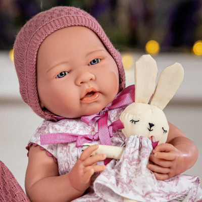 Spanish baby doll and rabbit - Berenguer 18067