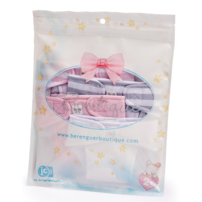 Baby Doll Eco Diapers 4 Pack Fits dolls 35 to 43 cm in Pink