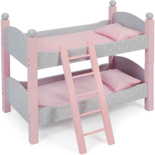 Doll bed, wooden, double - Bayer Chic 513 91