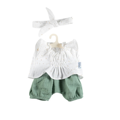 Set for a 43 to 46 cm doll, muslin