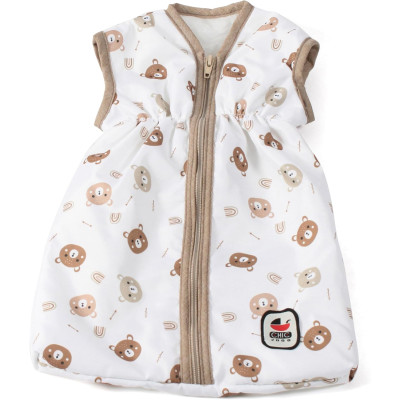 Bayer Chic 792 63 - Doll sleeping bag, beige, bears