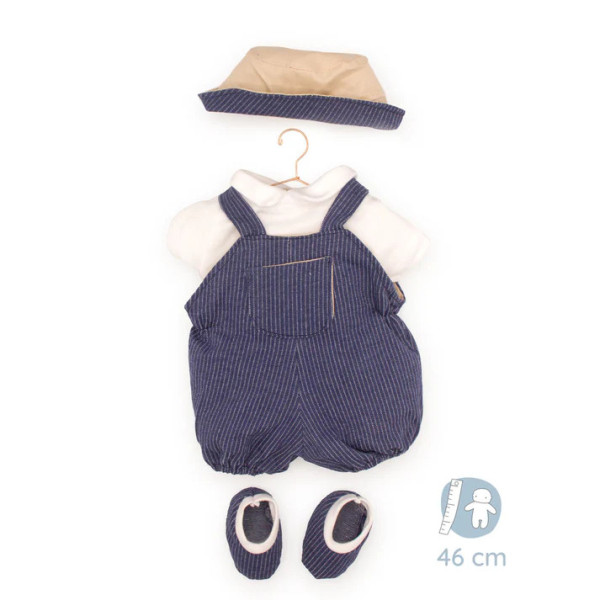 Blue jumpsuit set for a big baby doll - 46 cm - Berenguer