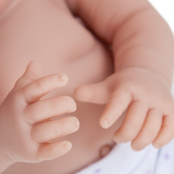 Mała Lalka Bobas - La Newborn - chłopczyk - rączki