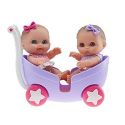 Lil' Cutesies dolls - 21 cm - Twins Stroller - JC Toys 16982