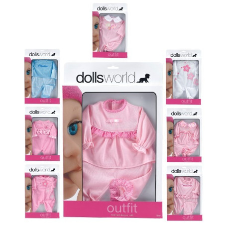 A romper for a doll, various designs, up to 46 cm