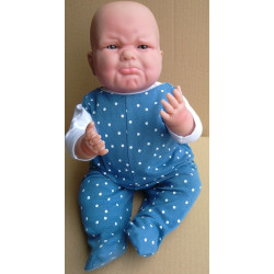 Blue rompers - for dolls up to 48 cm