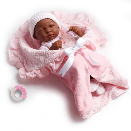 African American - Soft Body Doll - Deluxe Layette Gift Set