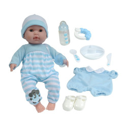 Realistic soft body Baby Doll Open/Close Eyes 10 pcs set - Berenguer 30044