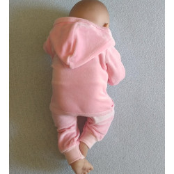 Pink doll suit for dolls  up to 46 cm long