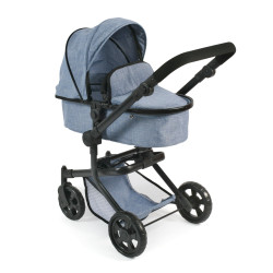 Pushchair for Dolls 2 in 1 - Corallo Dots