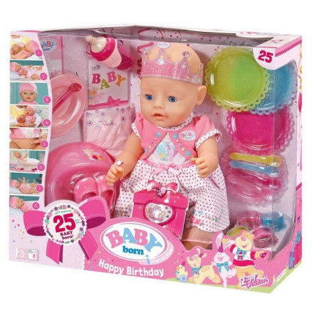 Baby Born Happy Birthday Interactive Doll