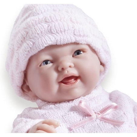Mały Bobas -  Lalka dziewczynka ze smoczkiem - La Newborn
