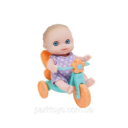 A little doll on a bike - Mini Lil' Cutesies - JC Toys 16912