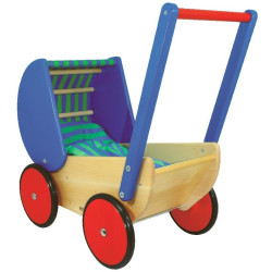 Drewniany wózek dla lalki - BAJO