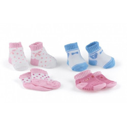 Four pair of socks for baby dolls - Peterkin Dolls World