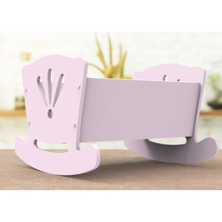 Beautiful Pink Cradle for Doll