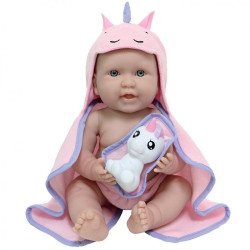 La Newborn Moments Unicorn - Lalka Bobas Dziewczynka + Jednorożec w zestawie - Berenguer 18004_U