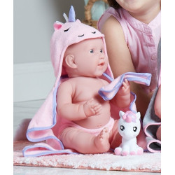 La Baby - Baby Girl Doll - Unicorn - Berenguer 18004