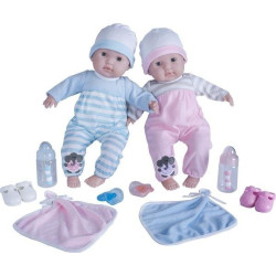 TWINS - Baby Dolls - JC Toys 30050