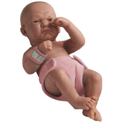 La Newborn "First Day" Real Girl bby doll - 38 cm - JC Toys 18501