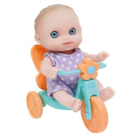 A little doll on a bike - Mini Lil' Cutesies - Berenguer 16912