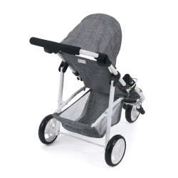 Small doll stroller - Gray Jeans - Bayer Chic - 612 76