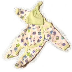 Clothes for a baby/baby born doll up to 44 cm - romper
