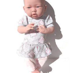 Ubranko dla lalki  typu baby born (43 - 46 cm) - Ciasteczka