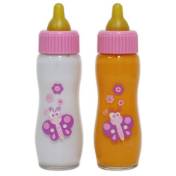 Butelki dla lalek - magiczne mleko i soczek - JC Toys 81060
