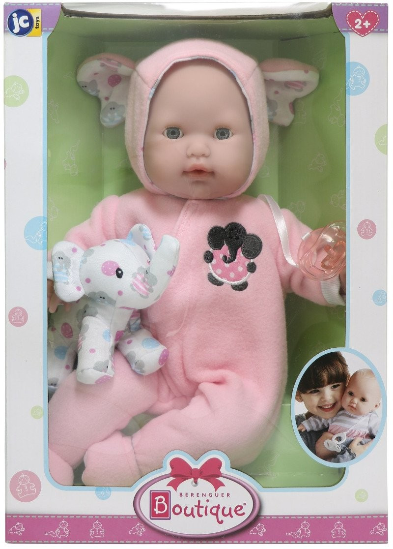 Mięciutka lalka w różowym ubranku - Pudełko na prezent - Noni - Berenguer 30029
