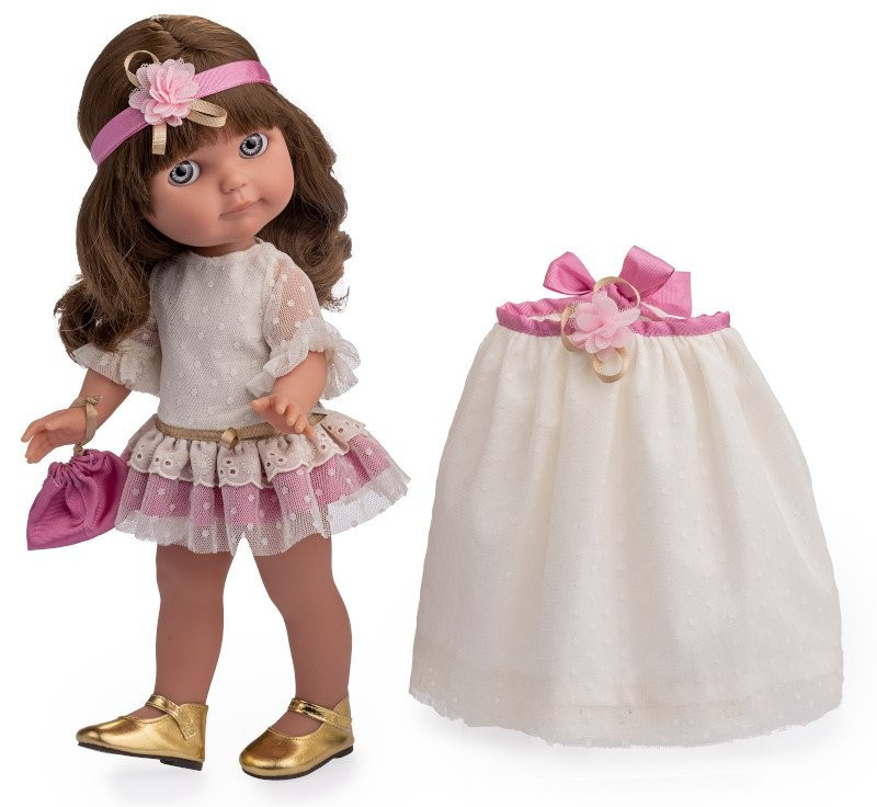Berenguer (JC Toys 32001) - Elegancka lalka dziewczynka w sukni balowej