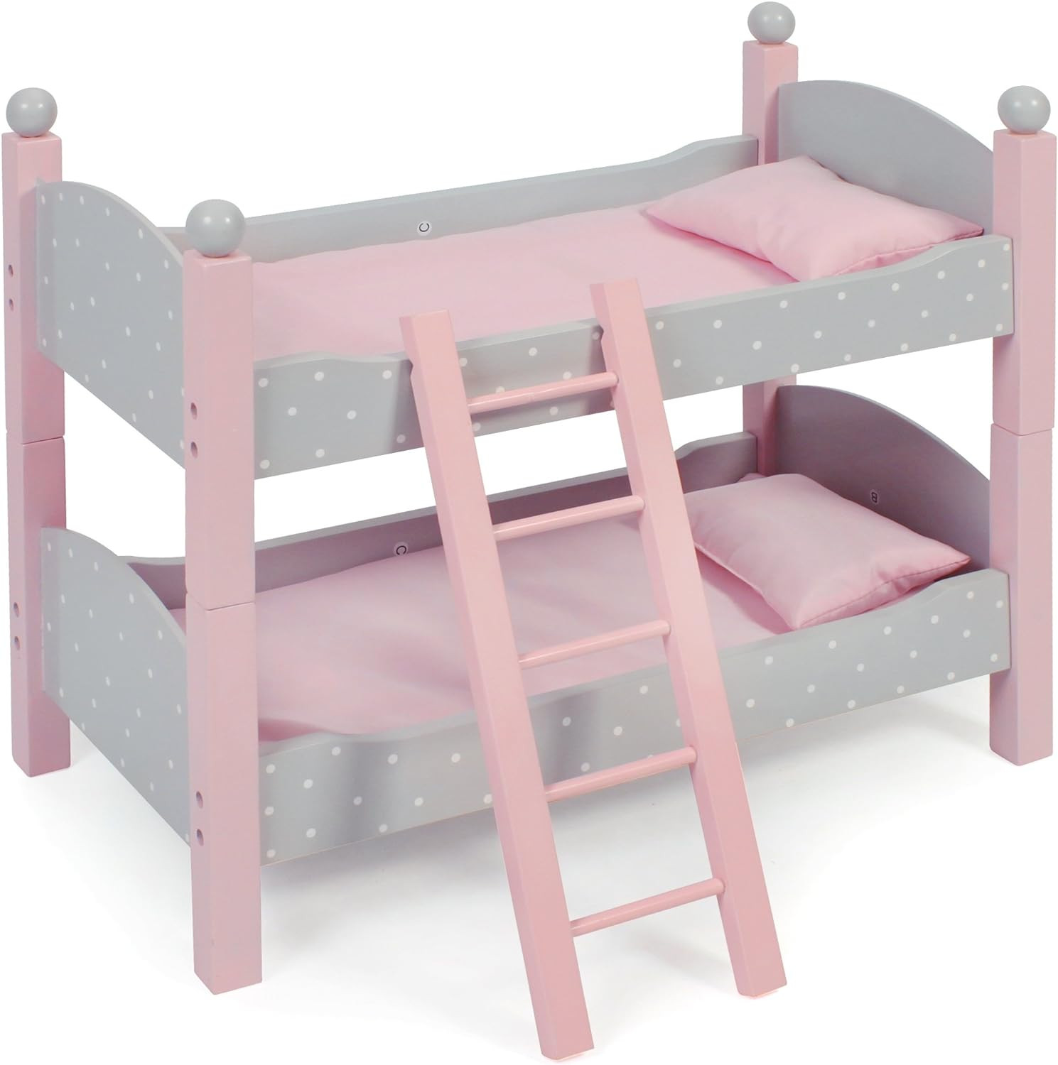 Piętrowe łóżeczko dla lalek do 46 cm, z pościelą - Bayer Chic 513 91