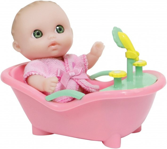 Mała laleczka w różowej wanience - Lil' Cutesies - JC Toys 16912