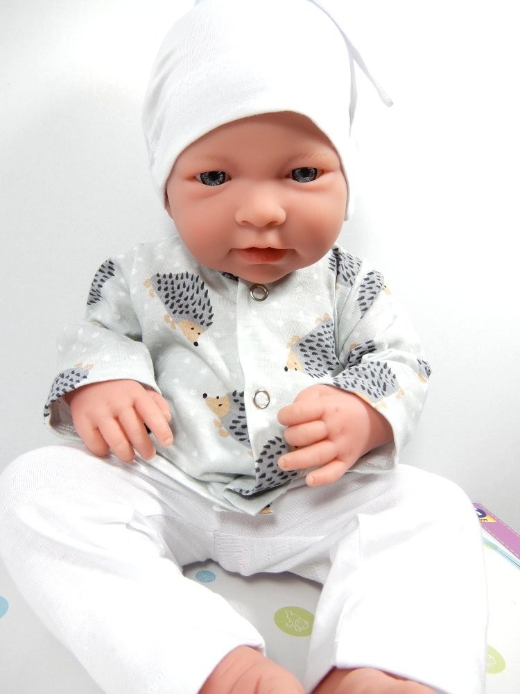 Ubranko dla lalki typu baby born, Komplet, bluzeczka, czapka, spodenki